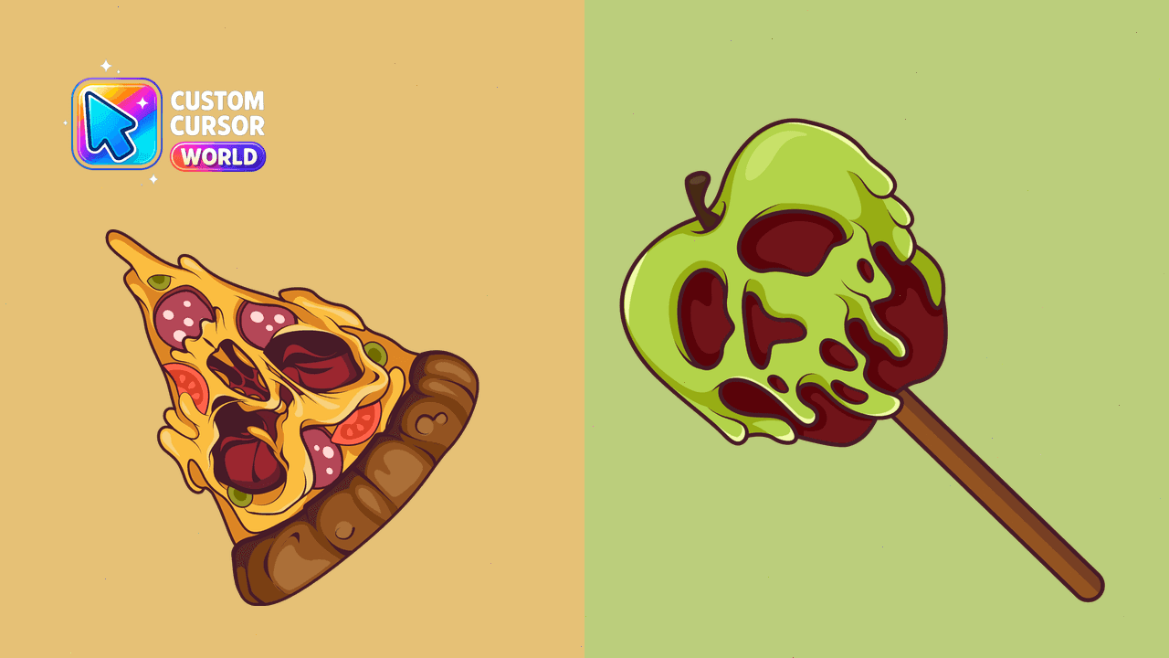 Прев'ю курсор-паку: Pizza Monster Cursor Pack