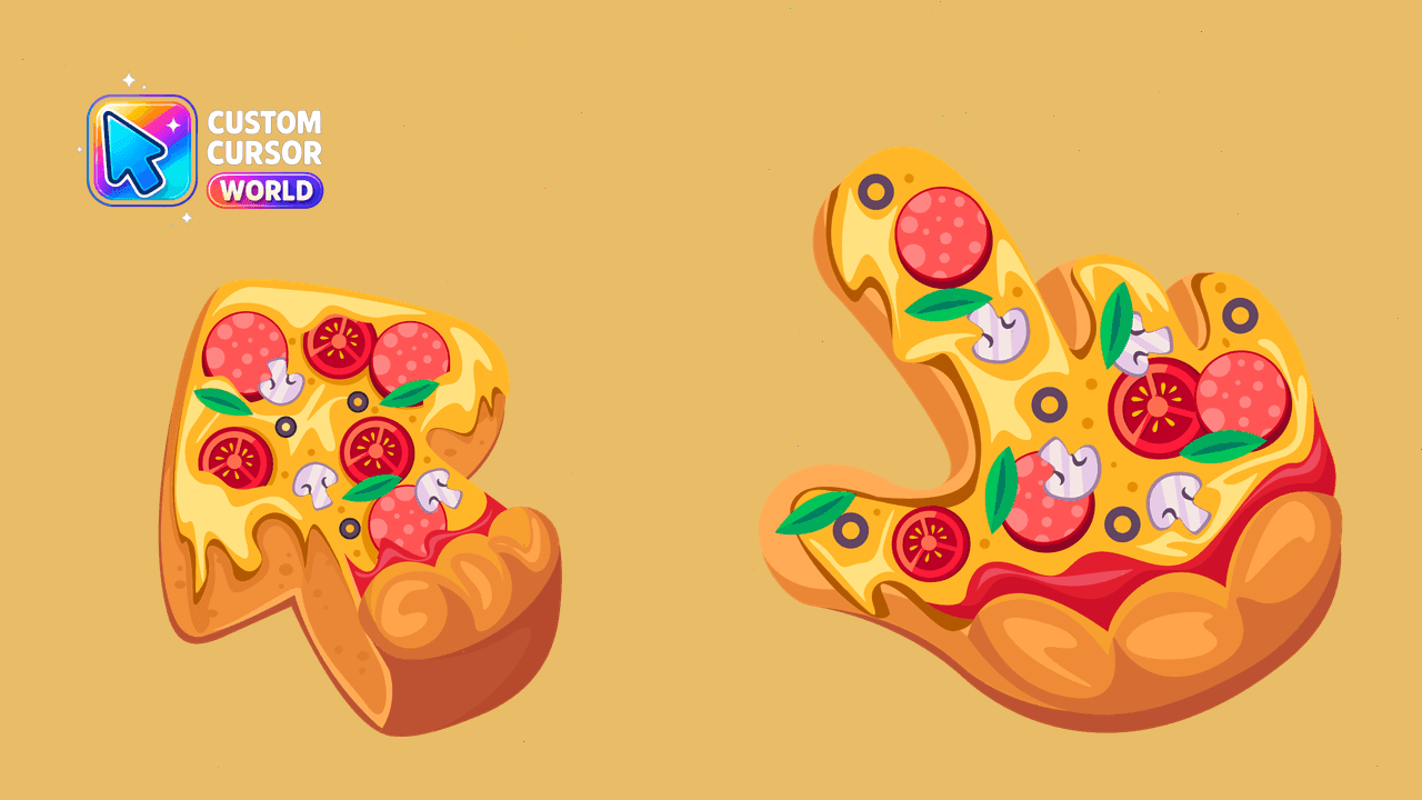 Прев'ю курсор-паку: Custom Pizza Cursor Pack