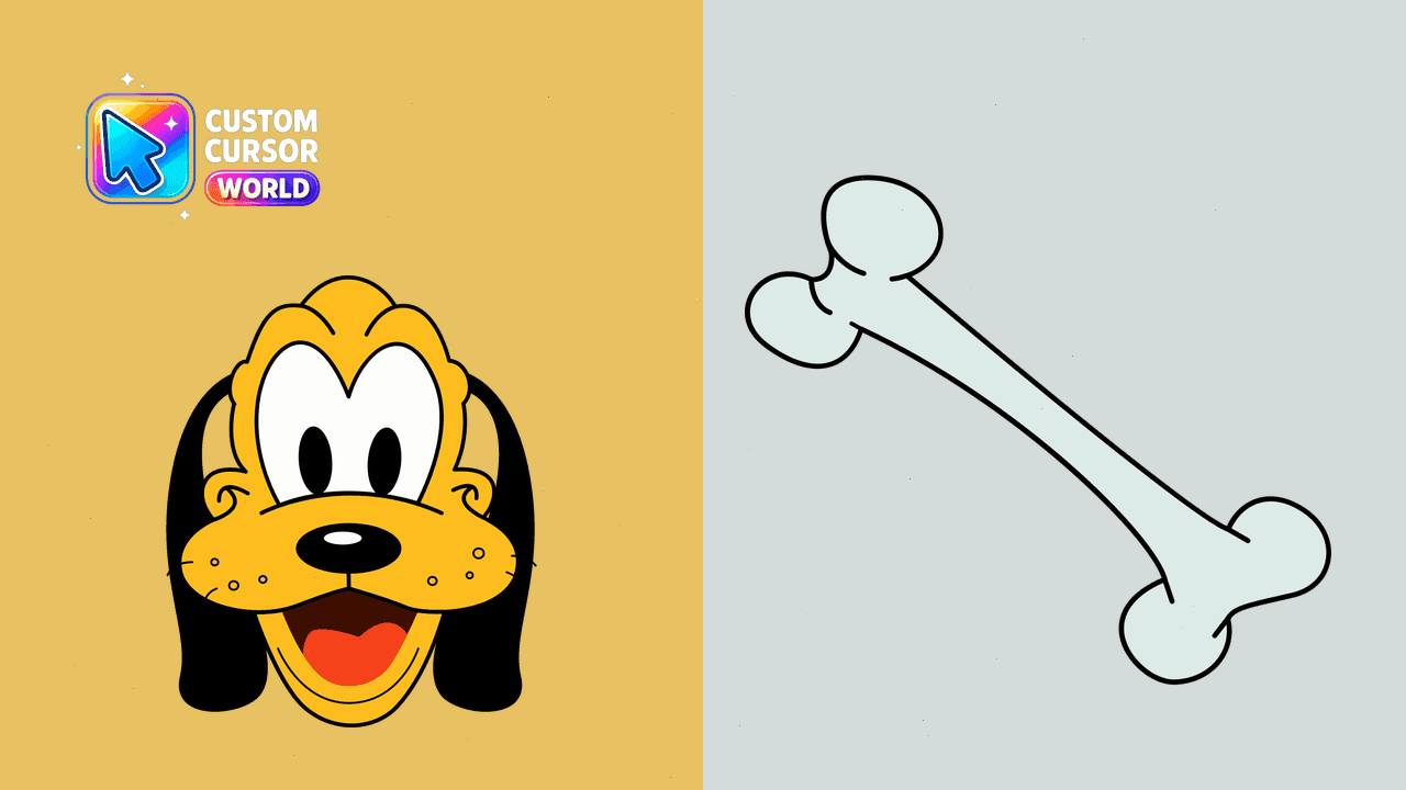 Прев'ю курсор-паку: Pluto Custom Cursor for Browsers