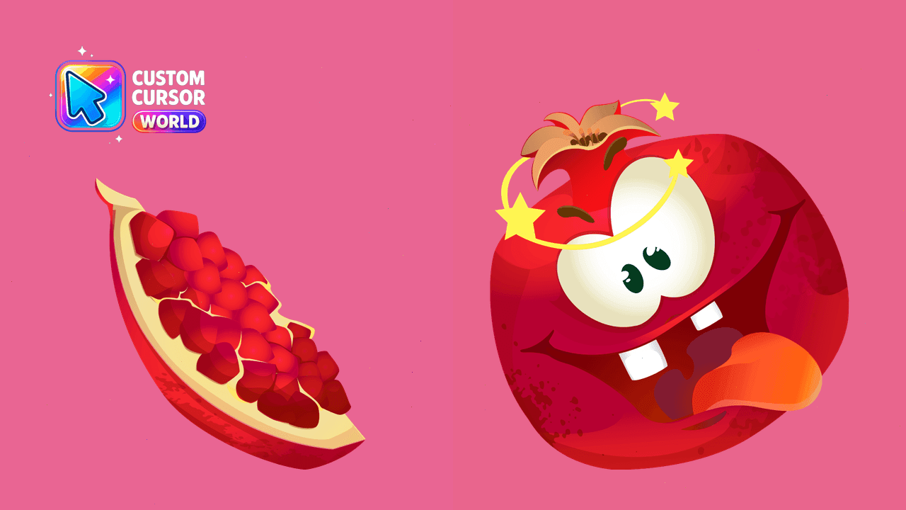Прев'ю курсор-паку: Fruity Cursor Pack - Pomegranate Edition