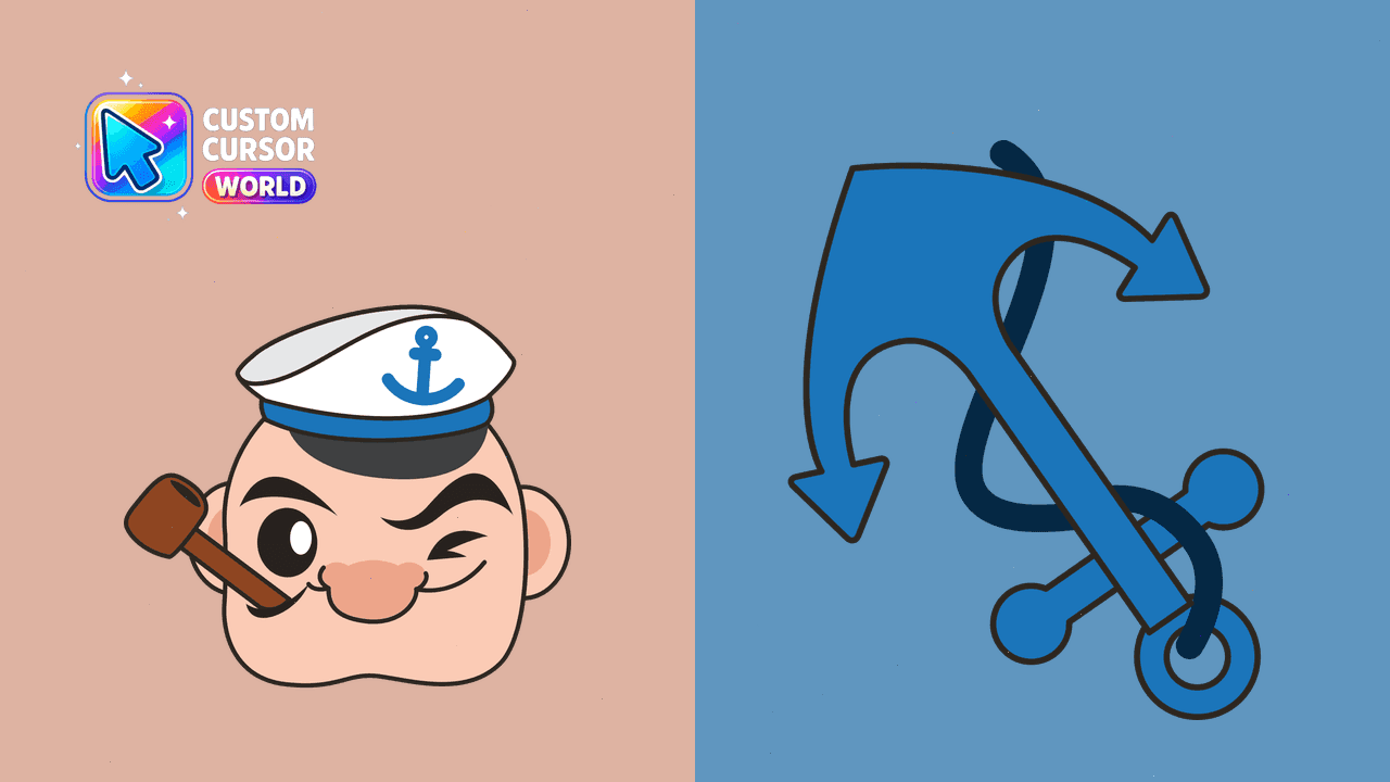 Прев'ю курсор-паку: Popeye Custom Cursor Pack