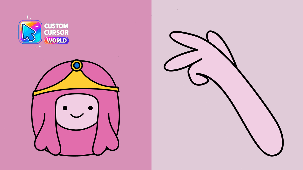 Прев'ю курсор-паку: Princess Bubblegum Custom Cursor Pack