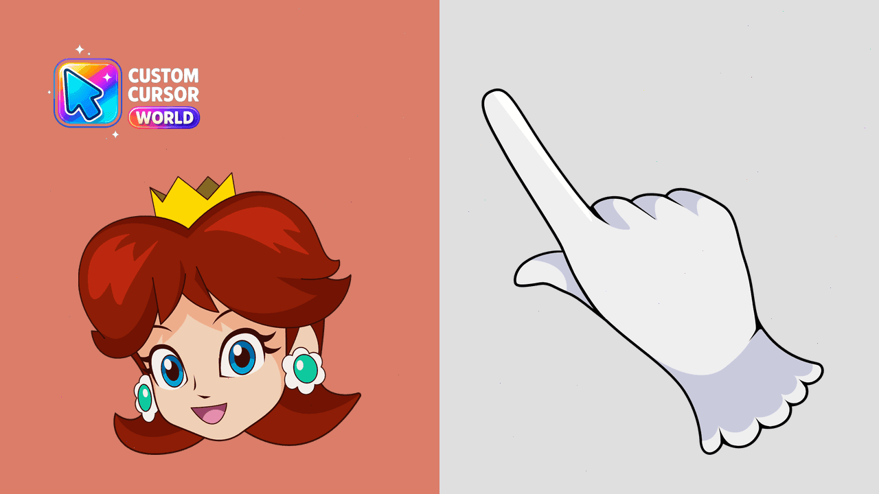 Прев'ю курсор-паку: Princess Daisy Cursor Pack