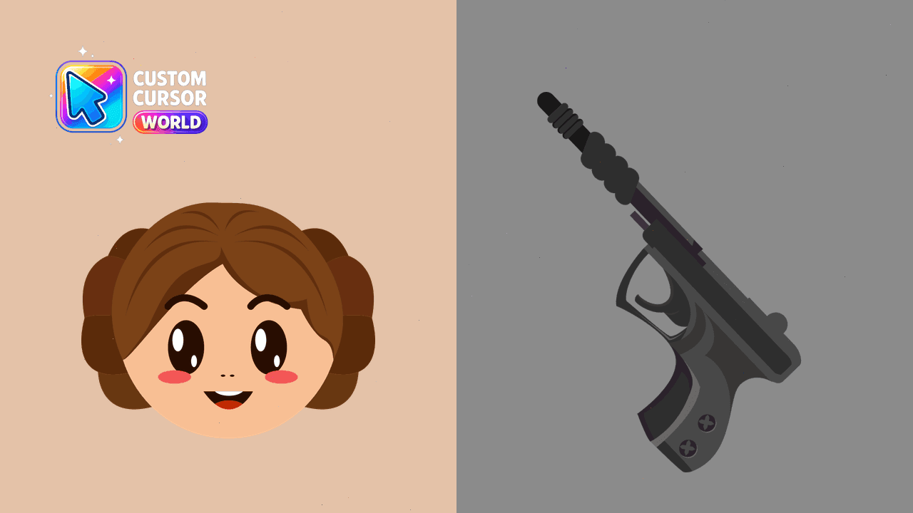 Прев'ю курсор-паку: Princess Leia Cursor Pack