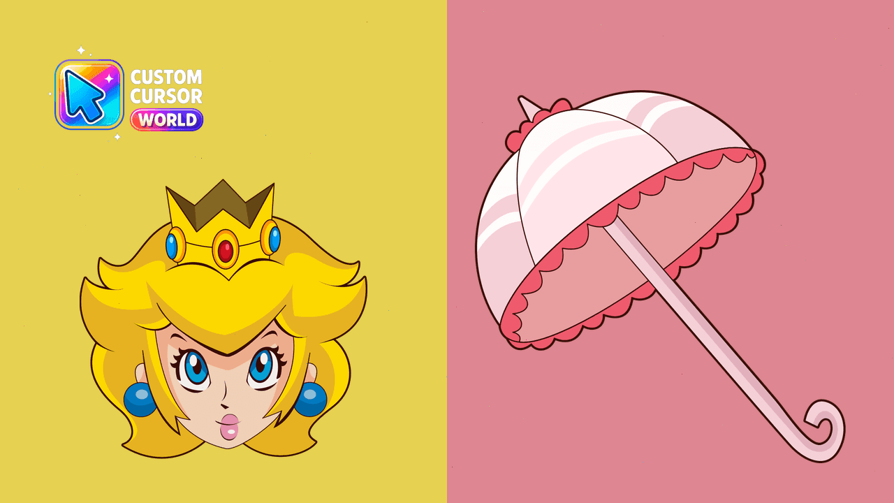Прев'ю курсор-паку: Custom Cursor Pack - Princess Peach
