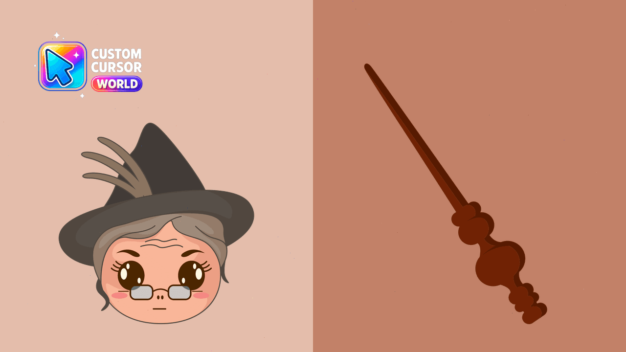 Прев'ю курсор-паку: McGonagall Magic Wand Cursor Pack