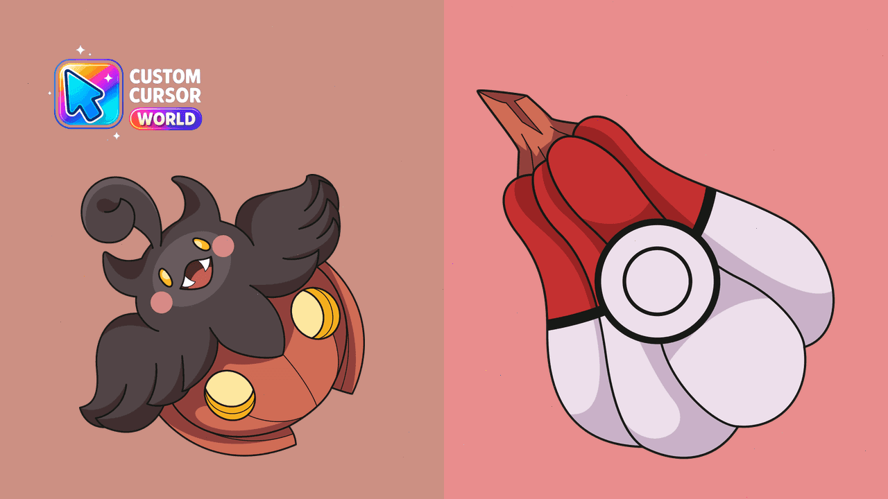 Прев'ю курсор-паку: Custom Cursor Pack - Pumpkaboo for Chrome & Edge