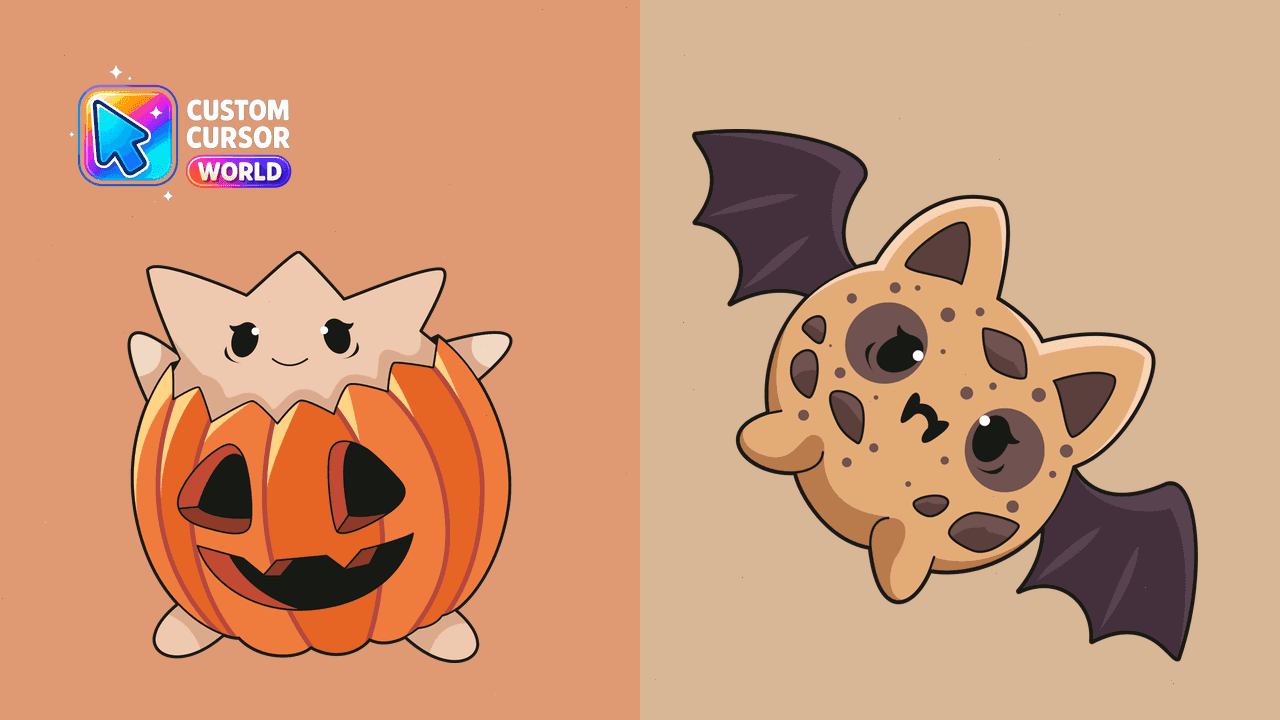 Прев'ю курсор-паку: Custom Pumpkin Cursor Pack for Halloween Enthusiasts