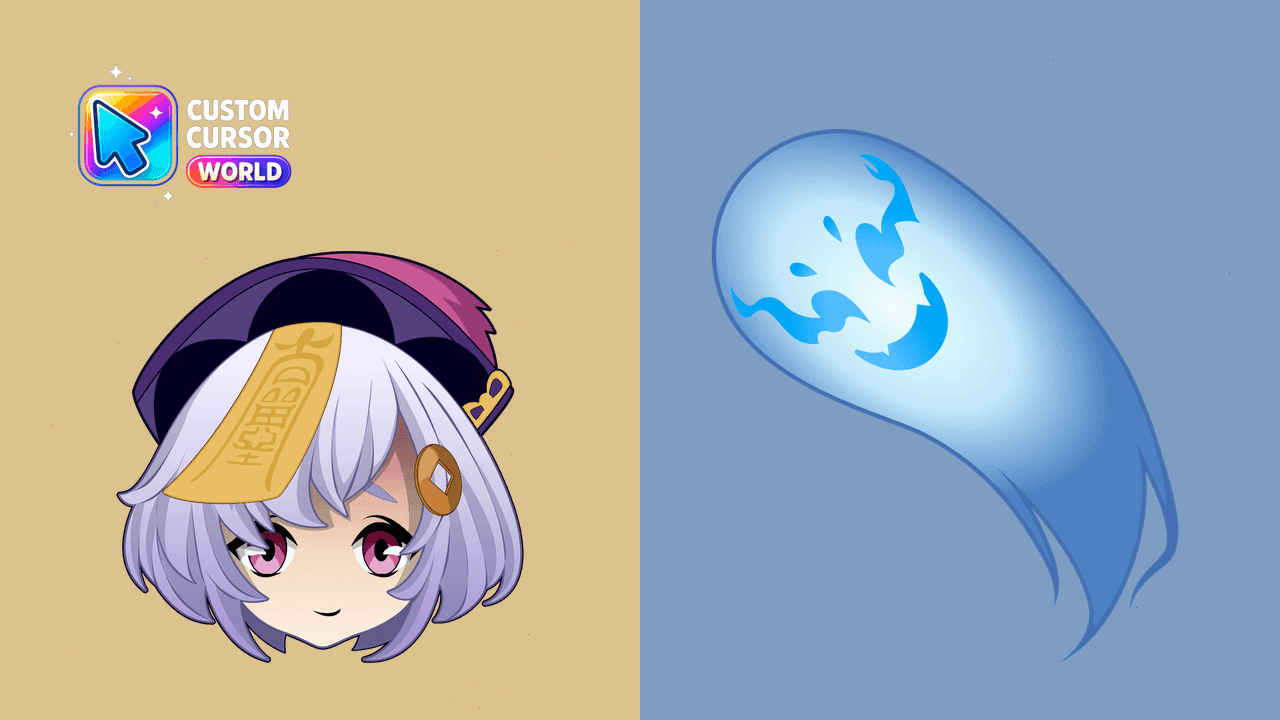 Прев'ю курсор-паку: Qiqi Custom Cursor Pack for Chrome and Edge