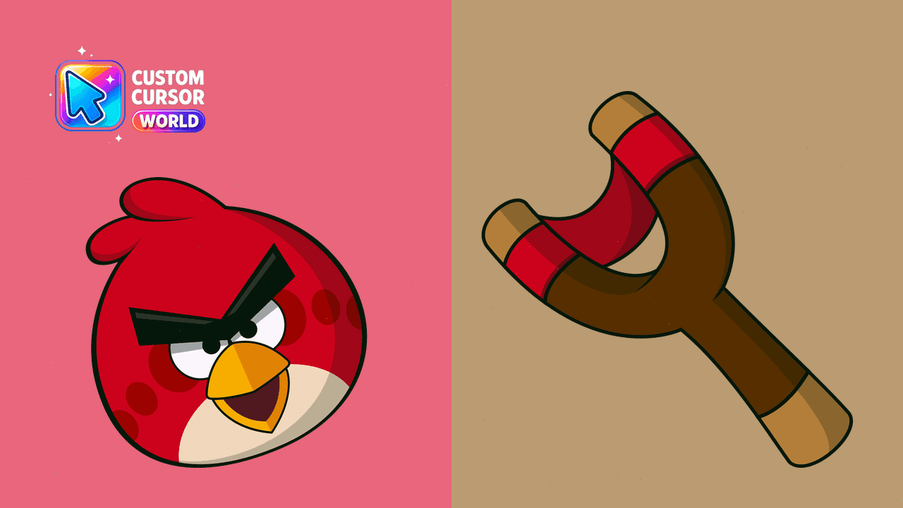 Прев'ю курсор-паку: Red J Bird Custom Cursor Pack