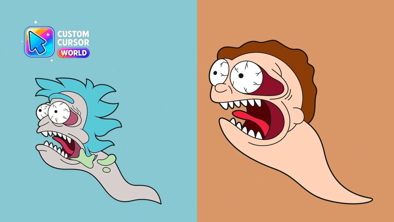 Прев'ю курсор-паку: Custom Rick and Morty Cursor Pack