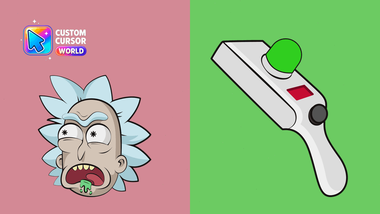 Прев'ю курсор-паку: Custom Rick Sanchez Cursor Pack