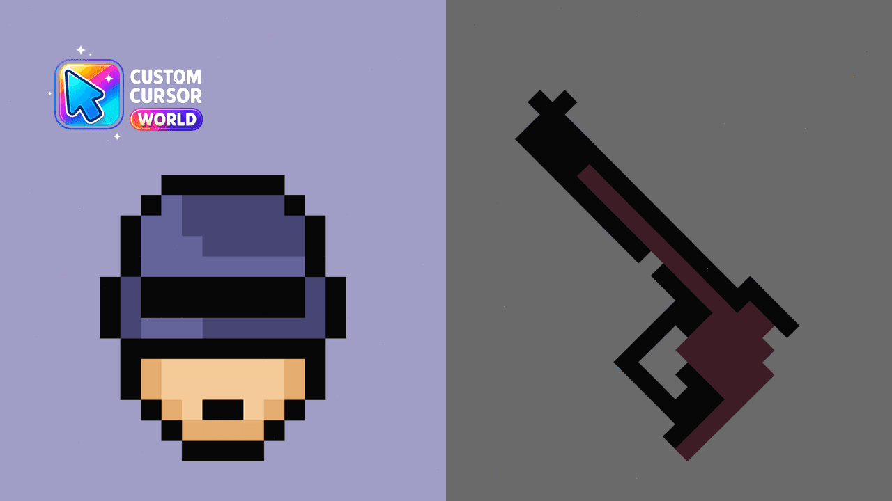Прев'ю курсор-паку: Custom RoboCop Cursor Pack for Browsers