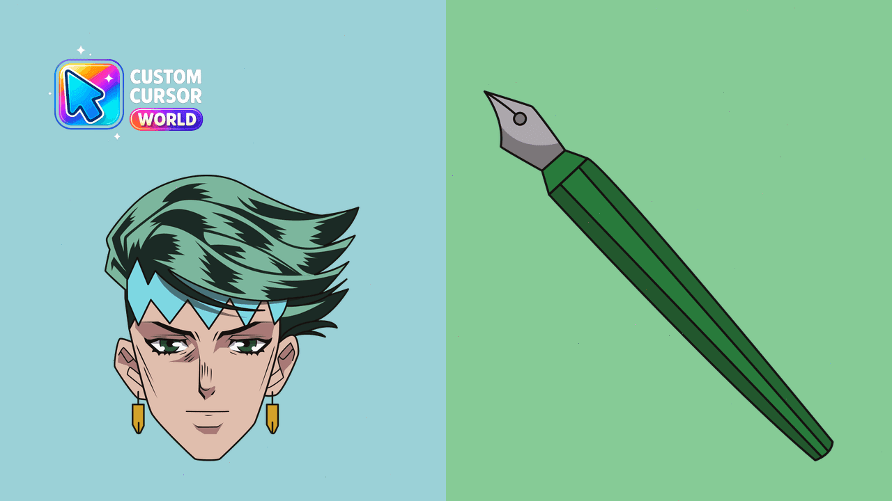 Прев'ю курсор-паку: Rohan Kishibe Custom Cursor for Chrome