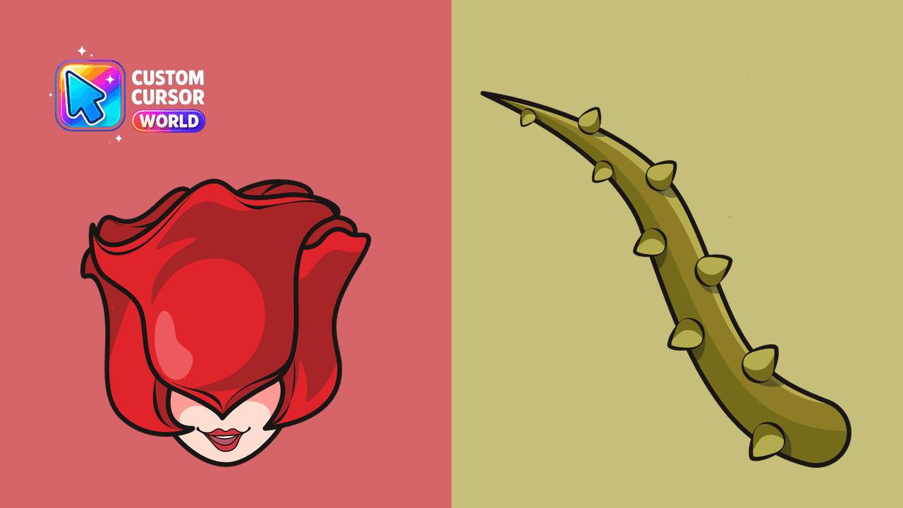 Прев'ю курсор-паку: Rosemon Custom Cursor Pack for Chrome & Edge