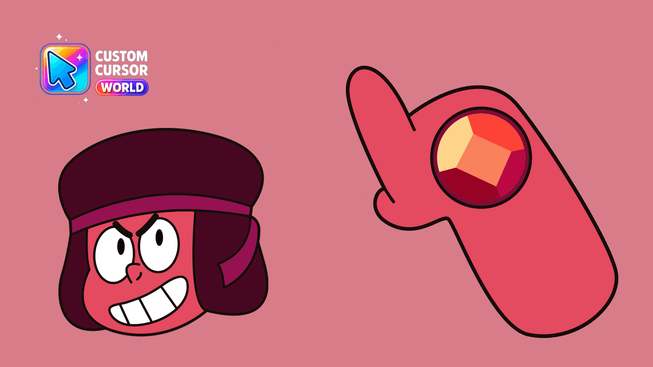 Прев'ю курсор-паку: Custom Cursor Ruby Fusion Pack