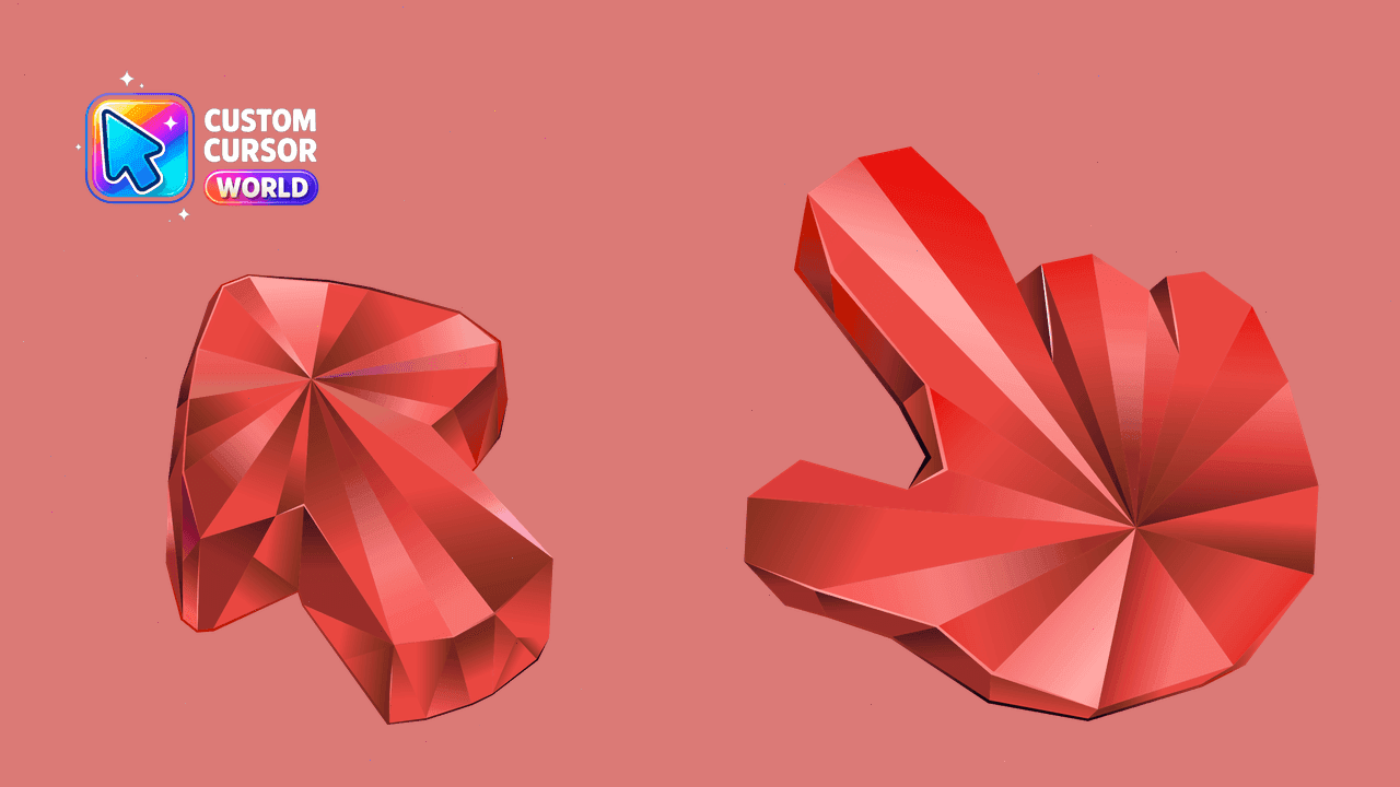 Прев'ю курсор-паку: Ruby Cursor Pack - Stylish Custom Pointers