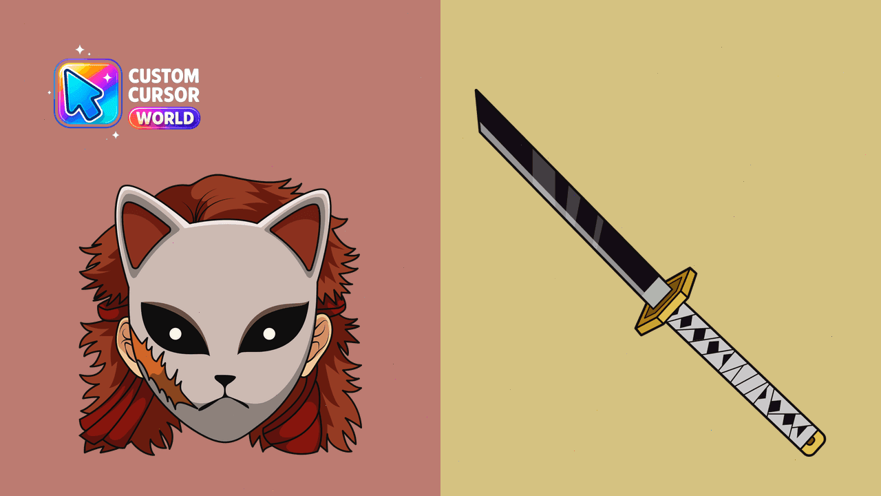 Прев'ю курсор-паку: Sabito Cursor Pack - Dynamic Anime-inspired Custom Cursors