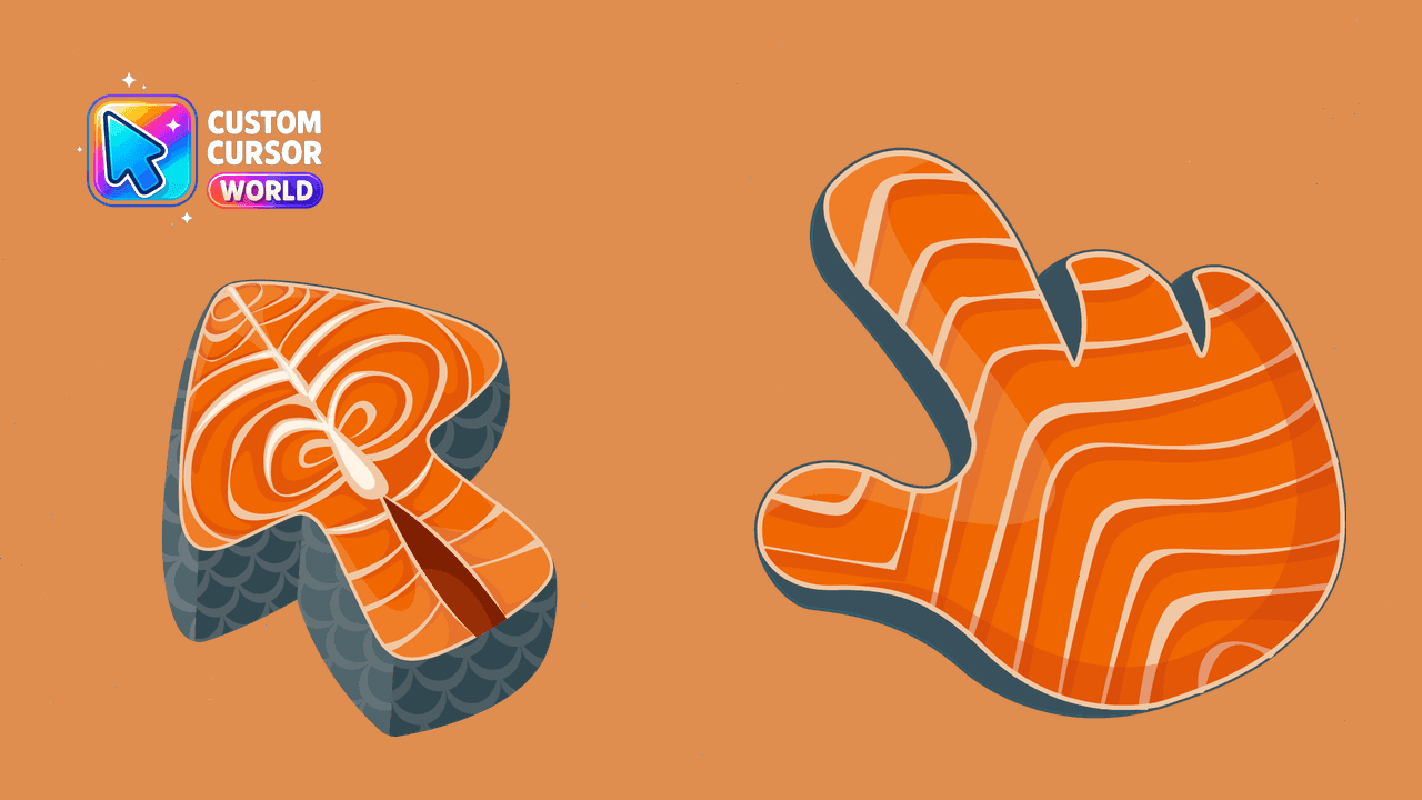 Прев'ю курсор-паку: Custom Salmon Cursor Pack