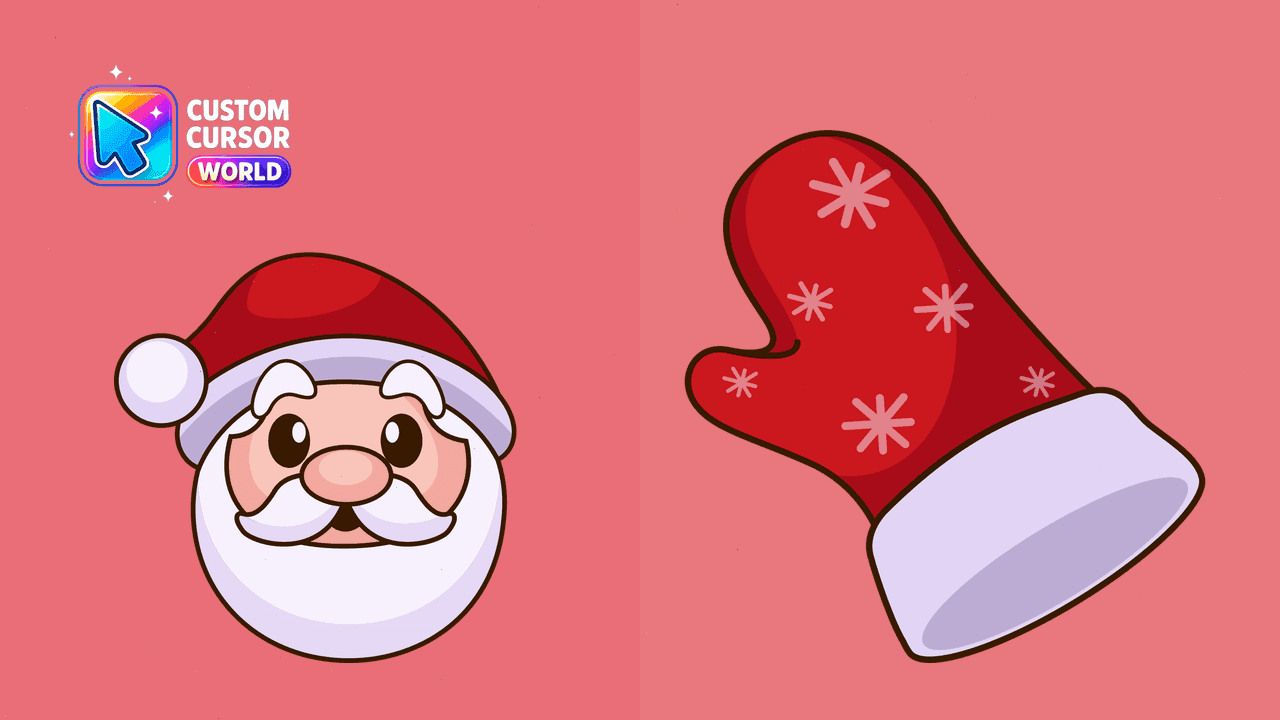 Прев'ю курсор-паку: Santa's Cursor Pack - Holiday Edition