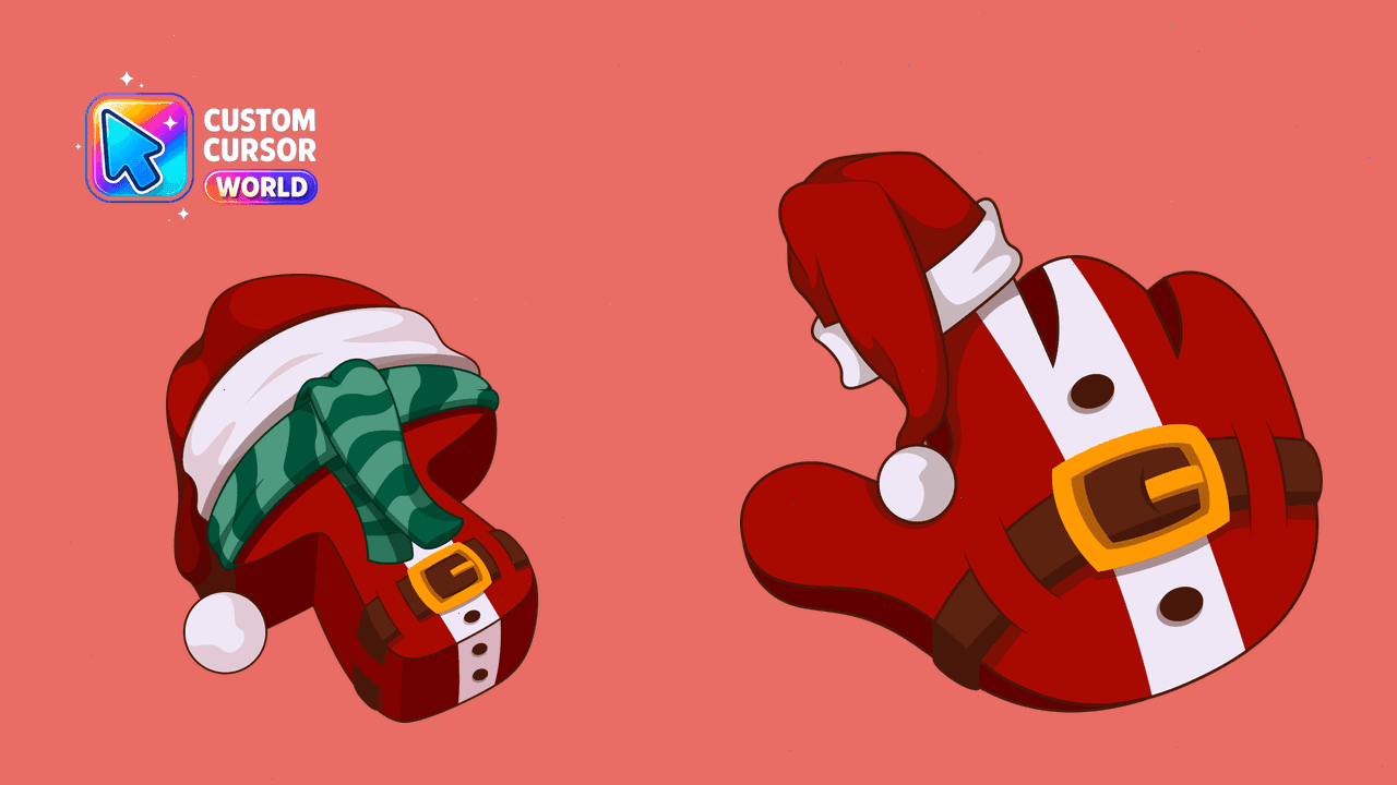 Прев'ю курсор-паку: Santa Claus Custom Cursor Pack for Chrome and Edge