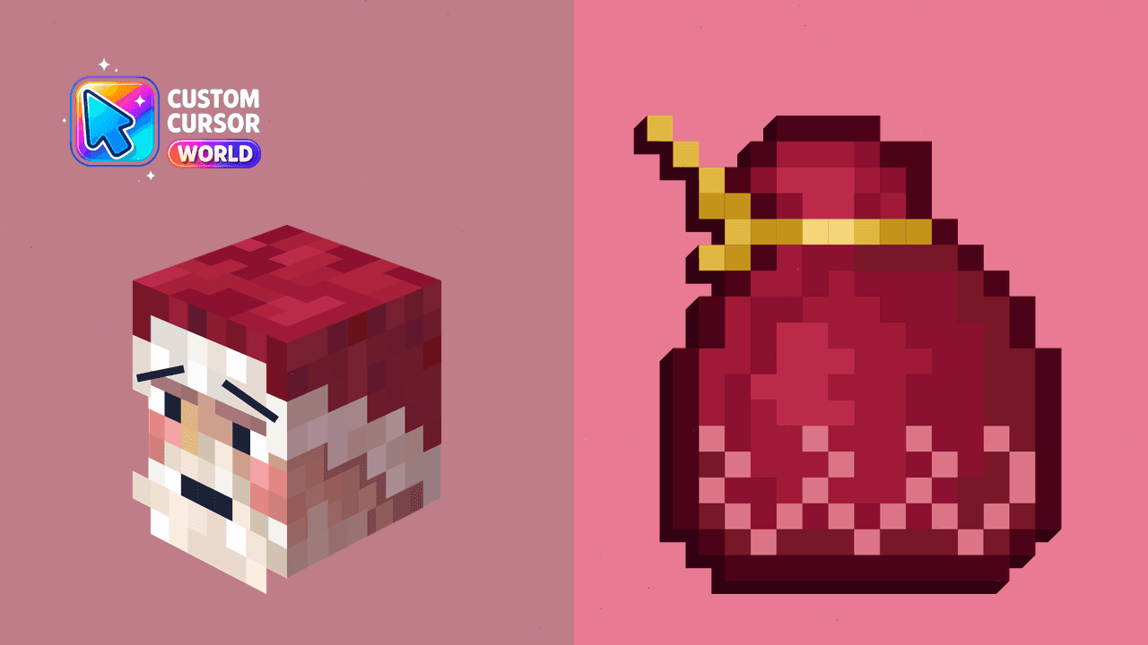 Прев'ю курсор-паку: Santa Claus Minecraft Cursor Pack