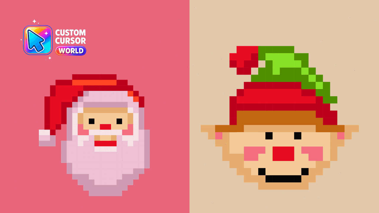 Прев'ю курсор-паку: Santa Claus Custom Cursor Pack
