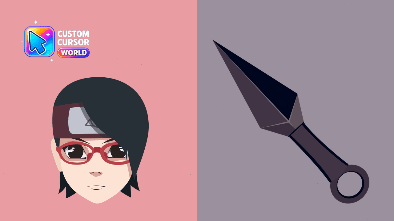 Прев'ю курсор-паку: Sarada Uchiha Custom Cursor Pack