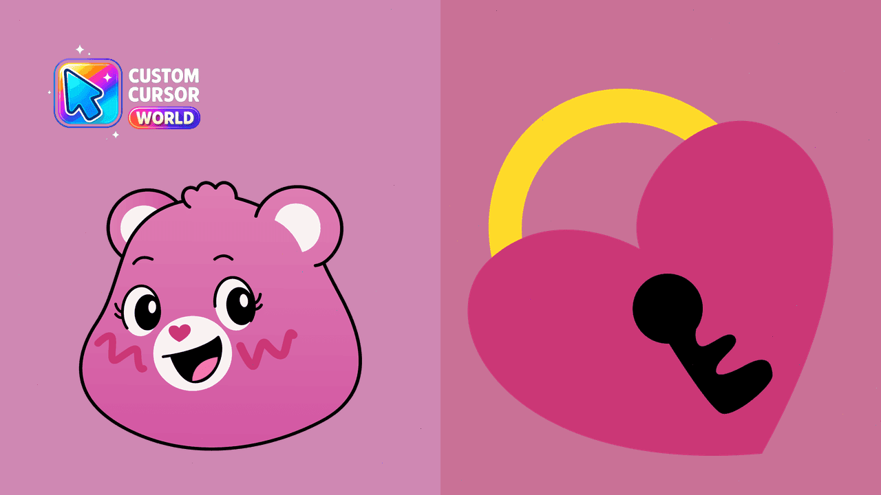 Прев'ю курсор-паку: Magenta Cursor Pack - Custom Bear Designs