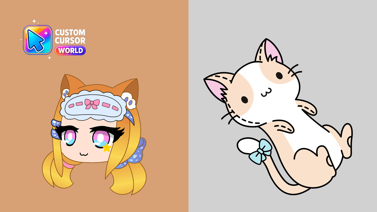 Прев'ю курсор-паку: Senpaibuns Cursor Pack for Gacha Life