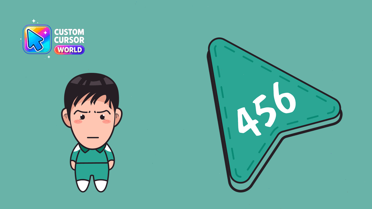 Прев'ю курсор-паку: Custom Cursor Seong Gi-hun for Chrome and Edge