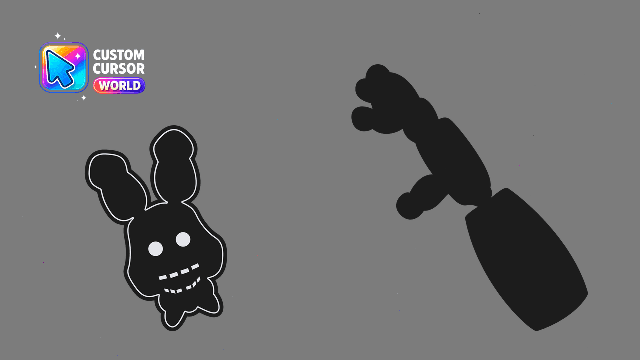 Прев'ю курсор-паку: Shadow Bonnie Custom Cursor for Chrome and Edge