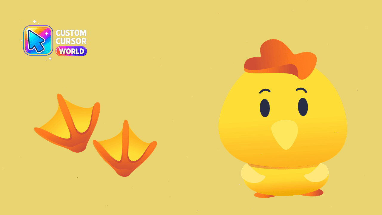 Прев'ю курсор-паку: Yellow Chick Cursor Pack