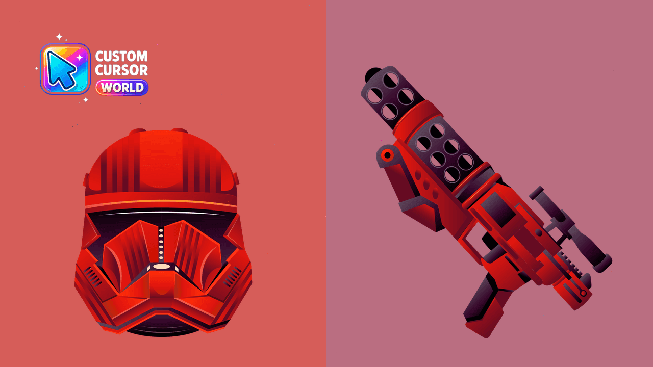 Прев'ю курсор-паку: Custom Cursor Pack - Sith Trooper for Chrome & Edge
