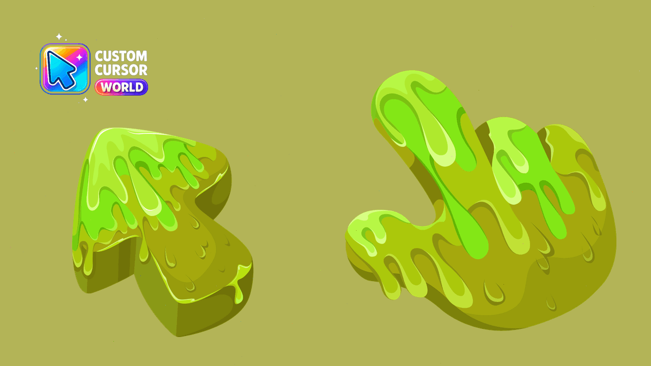 Прев'ю курсор-паку: Slime Cursor Pack for Chrome & Edge
