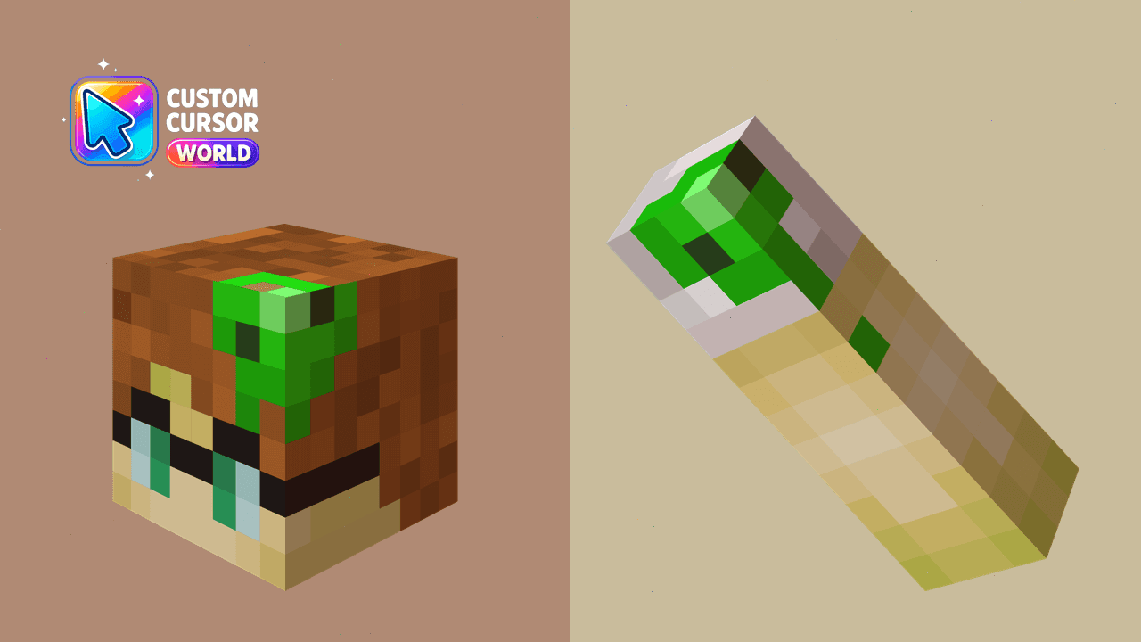 Прев'ю курсор-паку: Custom Minecraft Cursor Pack for Chrome and Edge