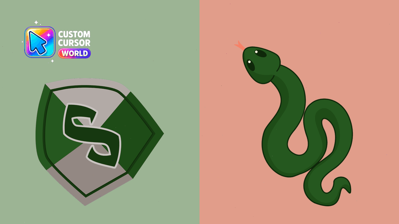 Прев'ю курсор-паку: Slytherin Custom Cursor Pack