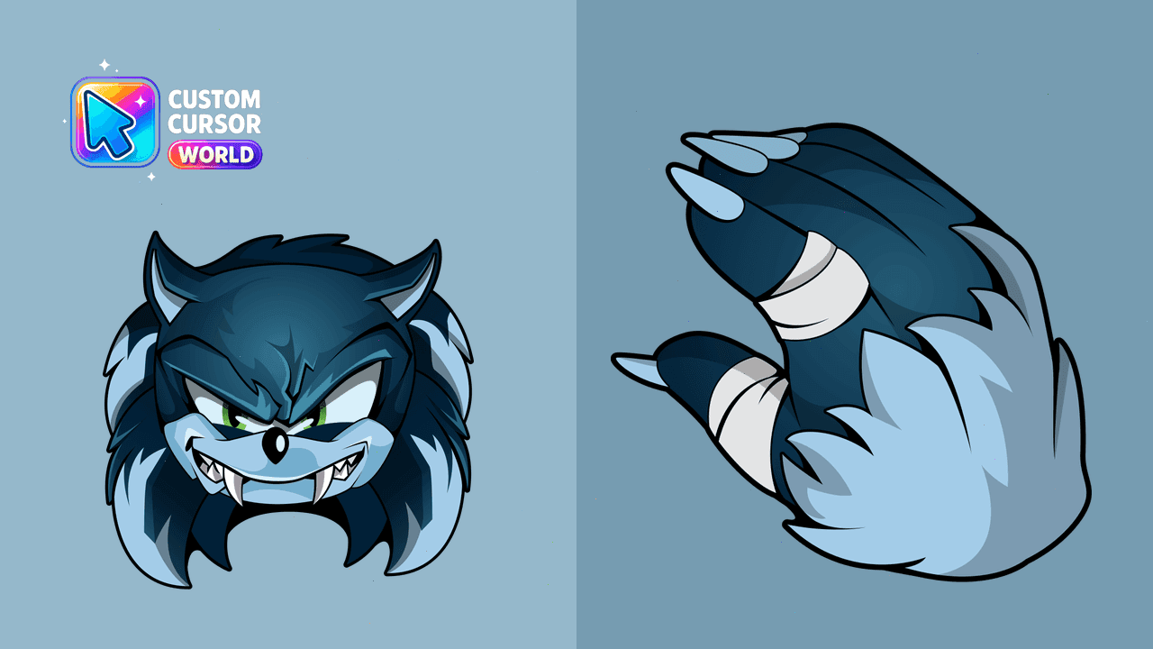 Прев'ю курсор-паку: Sonic the Werehog Custom Cursor Pack
