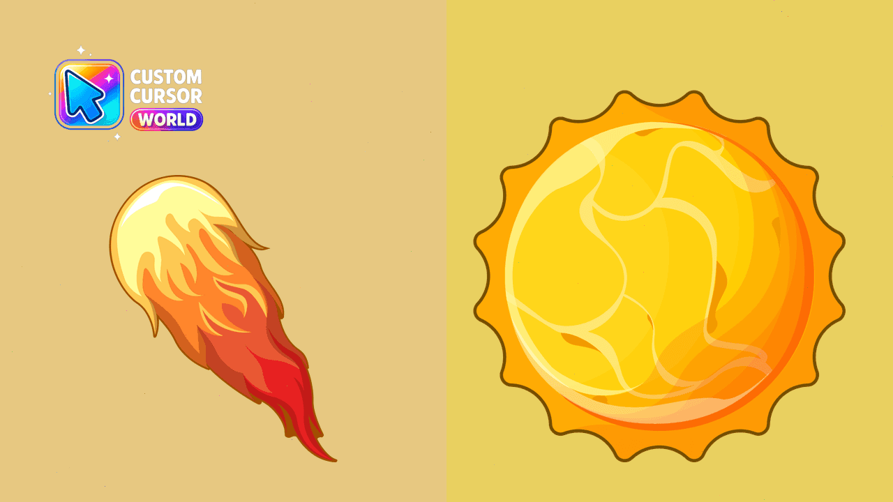 Прев'ю курсор-паку: SolarSystem Cursor Pack