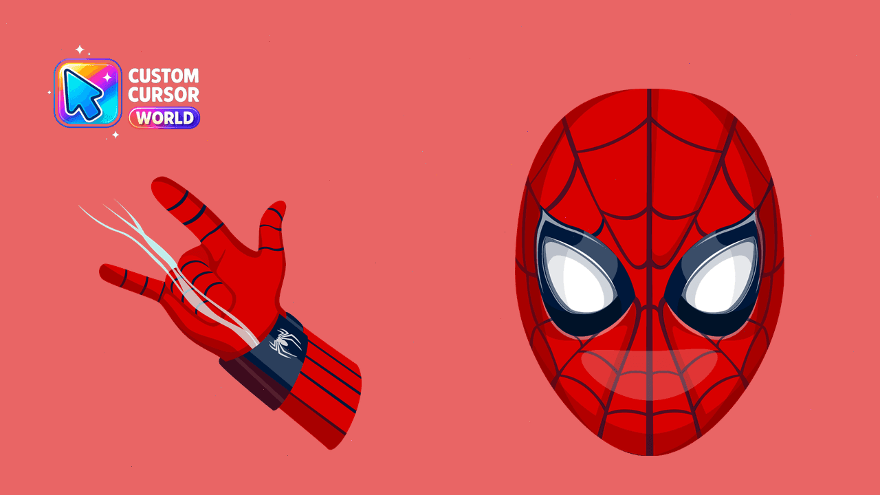 Прев'ю курсор-паку: Spiderman Custom Cursor Pack