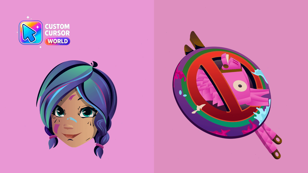 Прев'ю курсор-паку: Custom Splatterella Cursor Pack for Windows and Chrome