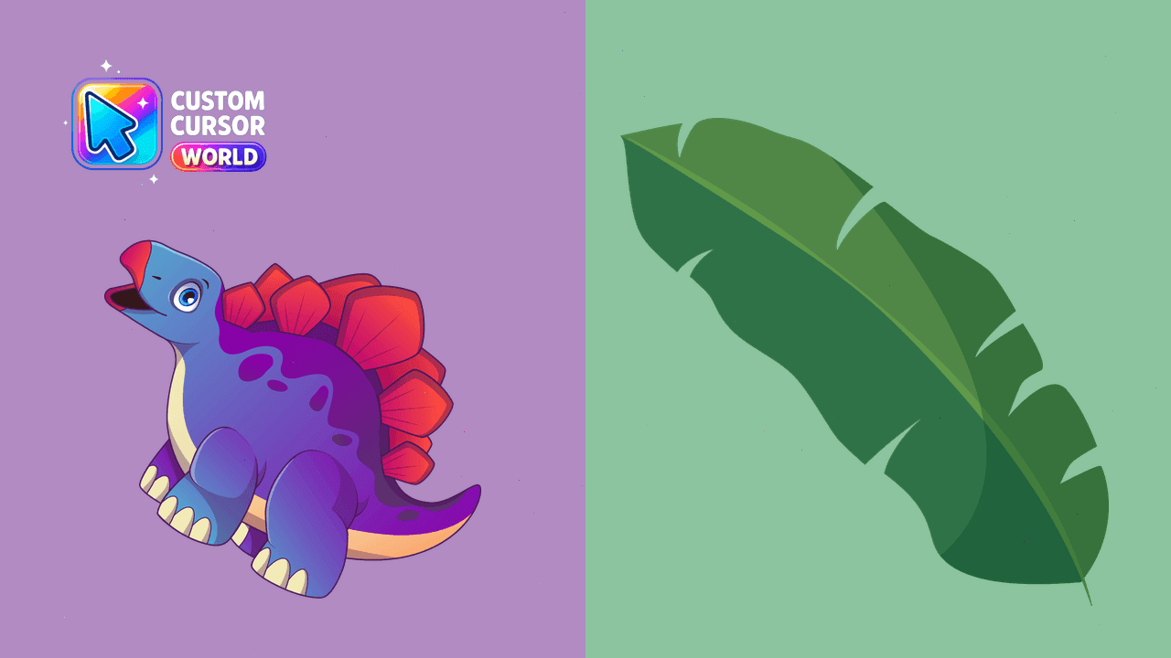 Прев'ю курсор-паку: Stegosaurus Cursor Pack