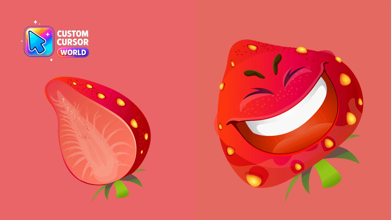 Прев'ю курсор-паку: Strawberry Cursor Pack