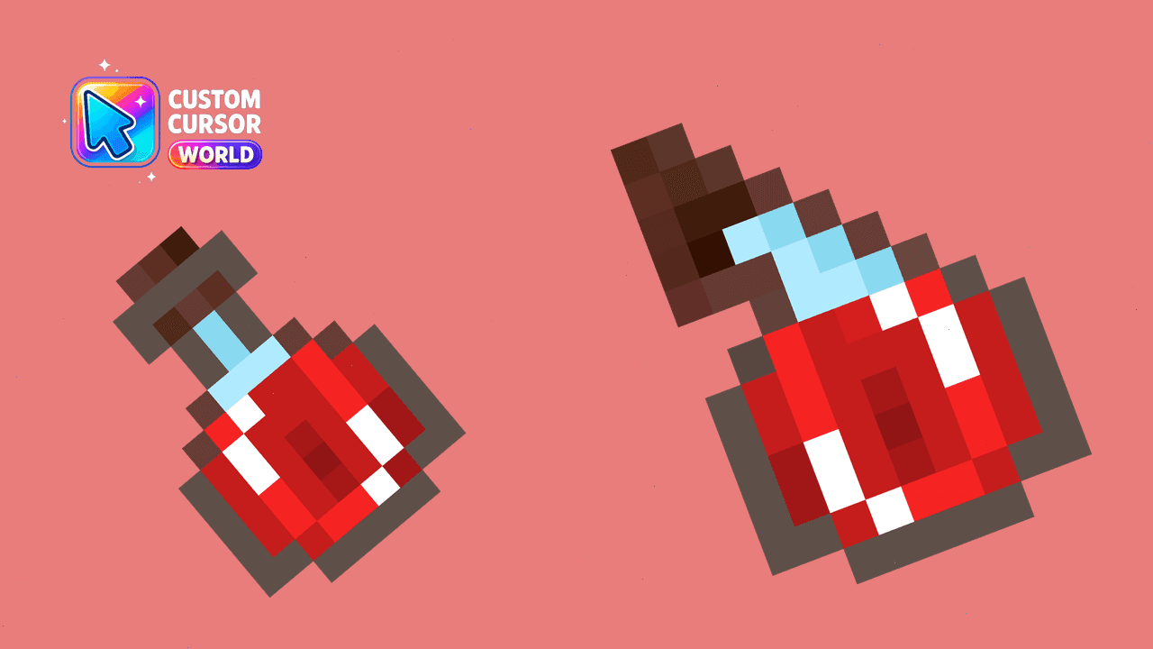 Прев'ю курсор-паку: Custom Cursor Strength Potion Pack for Chrome