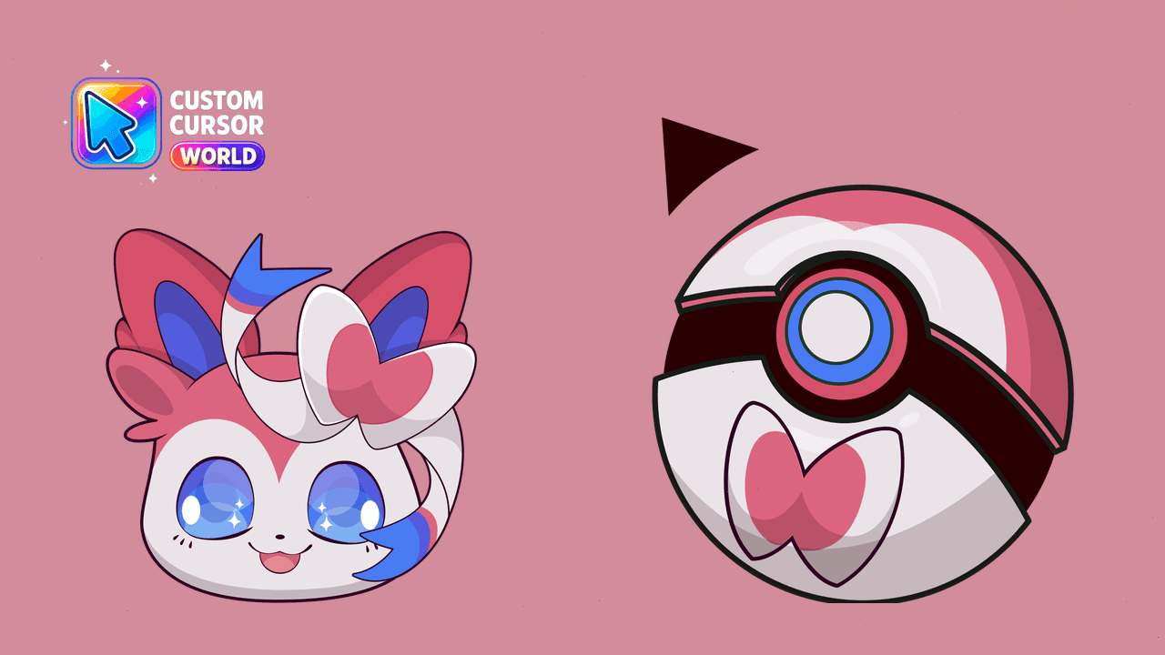 Прев'ю курсор-паку: Whimsical Sylveon Cursor Pack