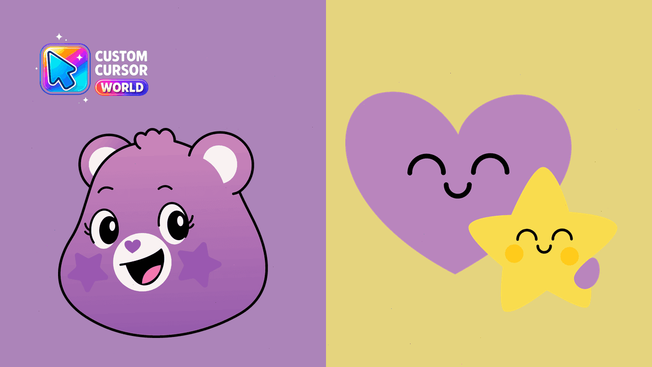 Прев'ю курсор-паку: Custom Cursor Pack - Care Bear Collection