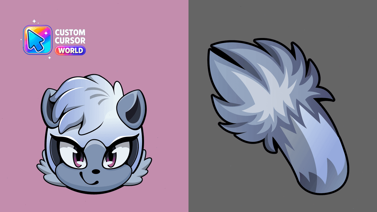 Прев'ю курсор-паку: Tangle the Lemur Custom Cursor Pack for Chrome & Edge