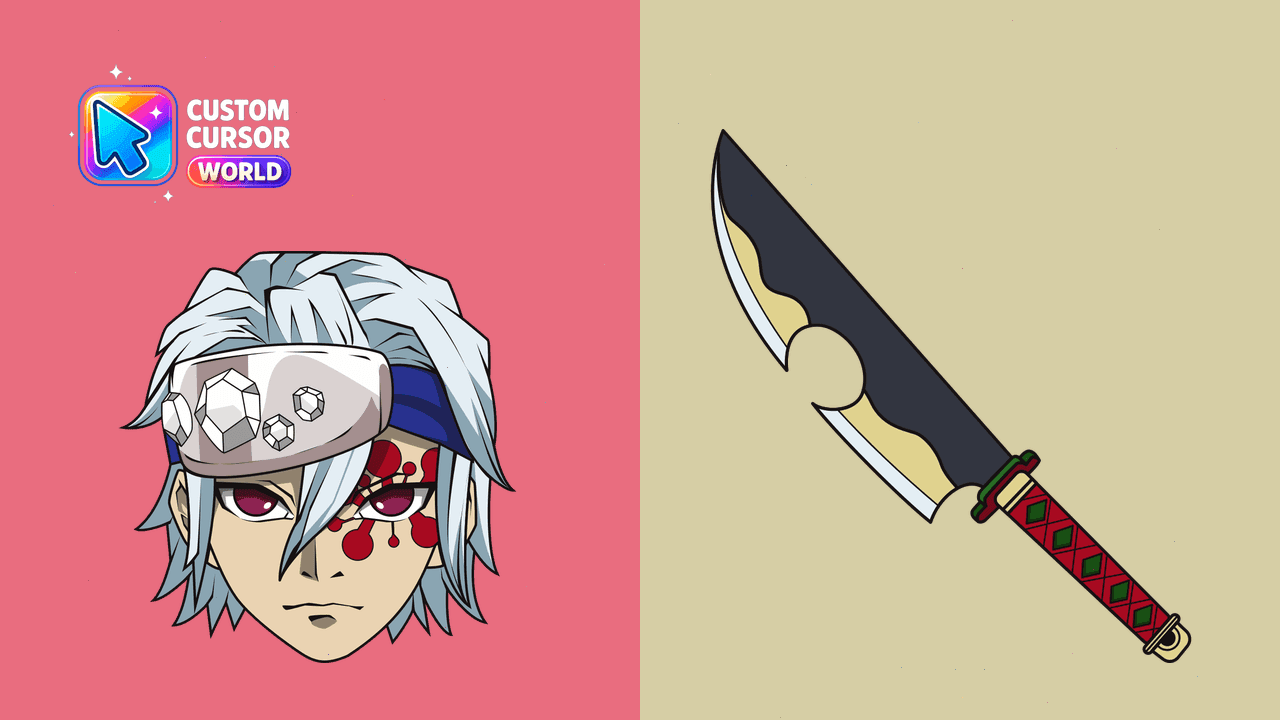 Прев'ю курсор-паку: Tengen Uzui Custom Cursor Pack
