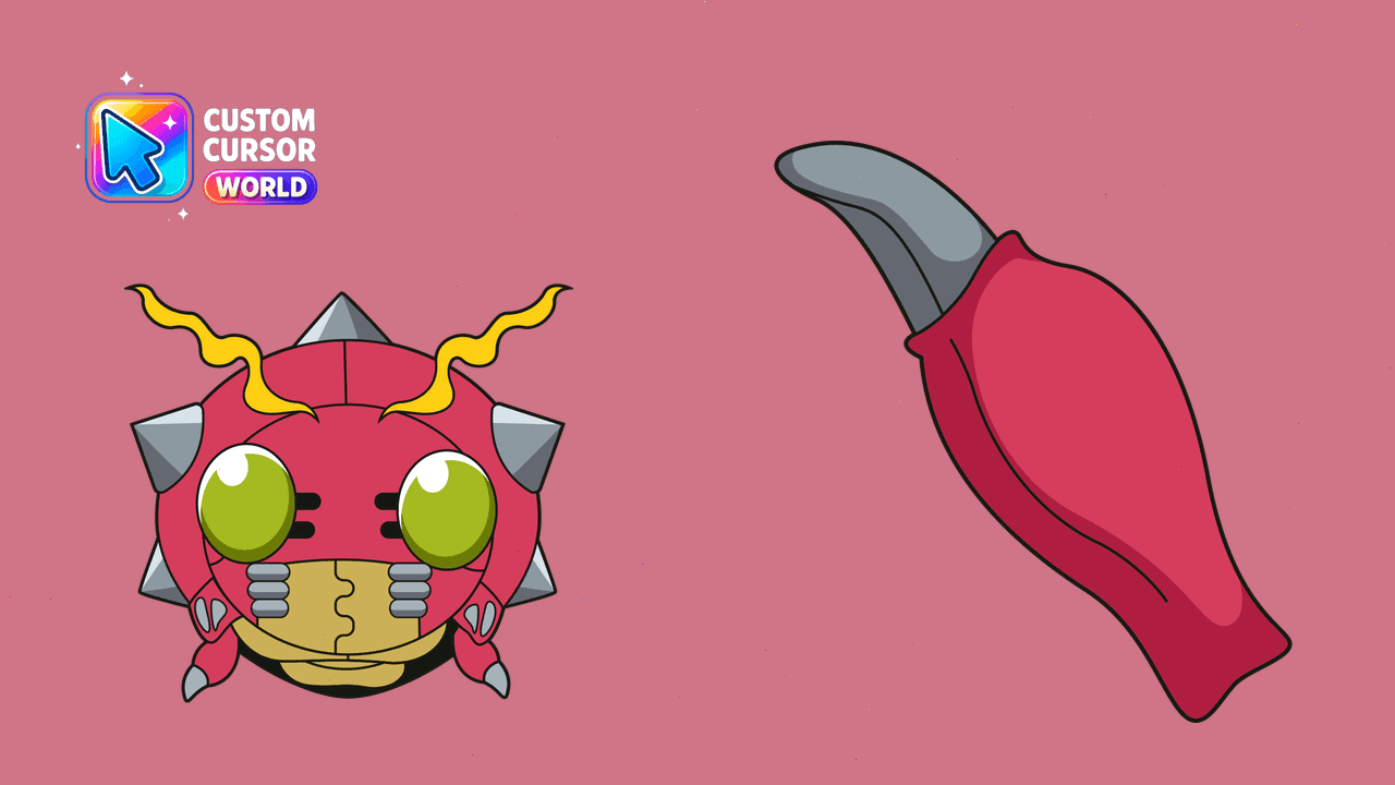 Прев'ю курсор-паку: Tentomon Custom Cursor Pack for Chrome & Edge