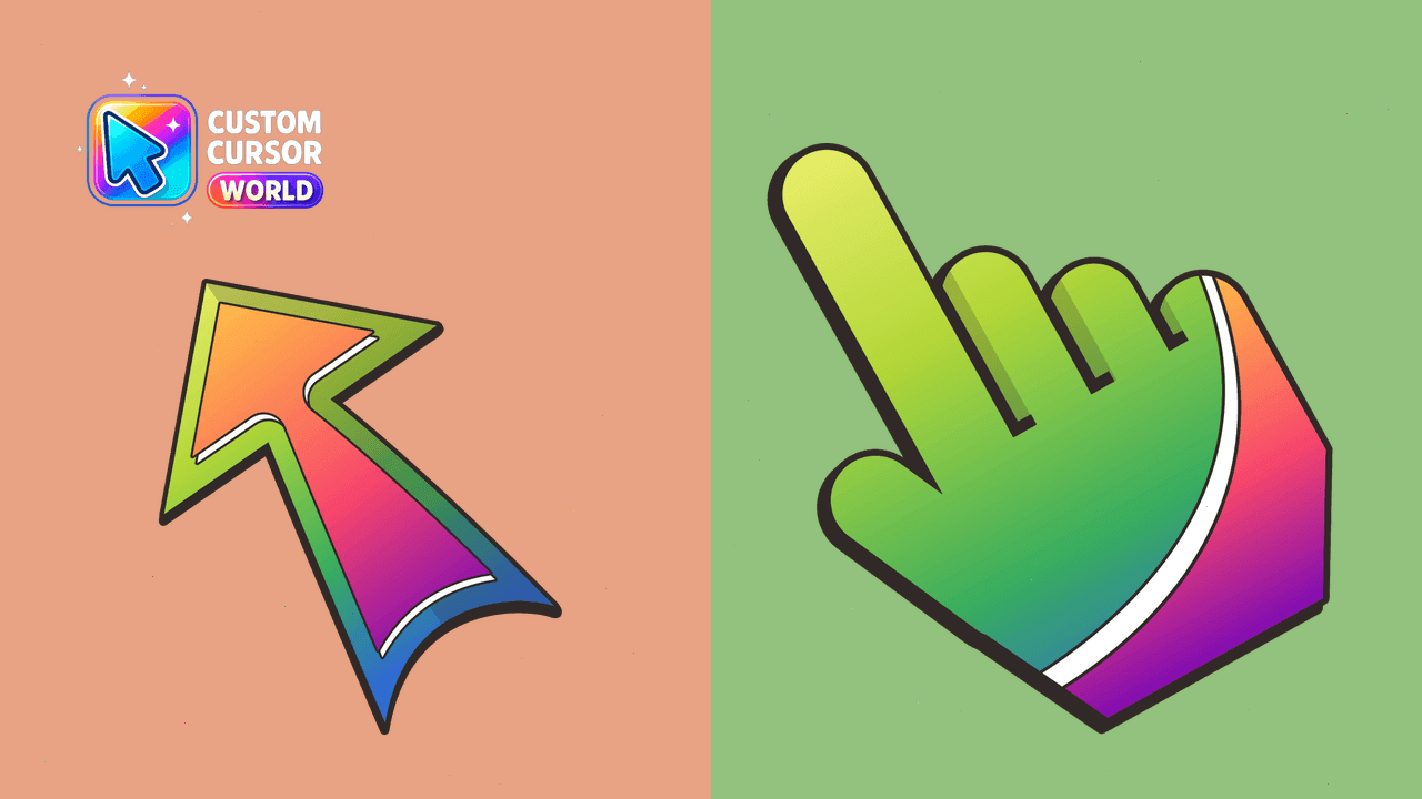Прев'ю курсор-паку: Custom Cursor Pack - The Bright for Chrome & Edge